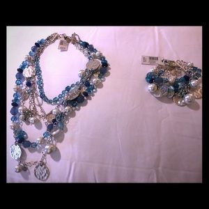 Necklace with matching bracelet